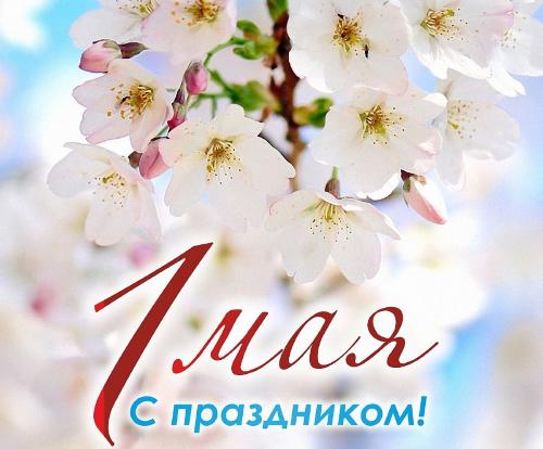 С 1 мая!